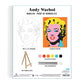 Andy Warhol Marilyn Paint-By-Numbers Kit