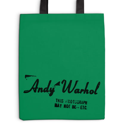Warhol Soup Can Canvas Tote Bag