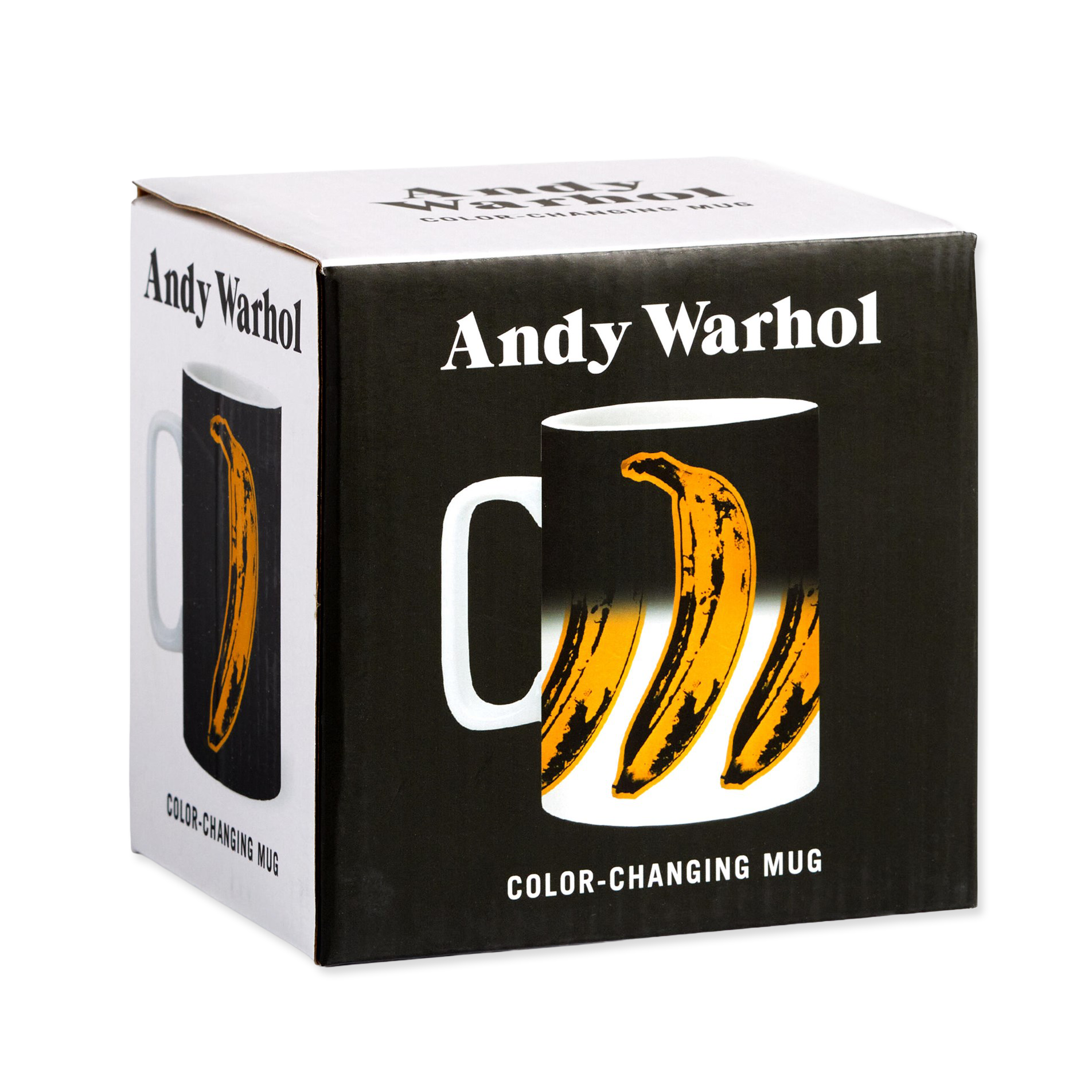 Box with Andy Warhol graphics
