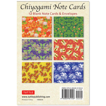 Chiyogami Note Cards (Back) - Chrysler Museum Shop