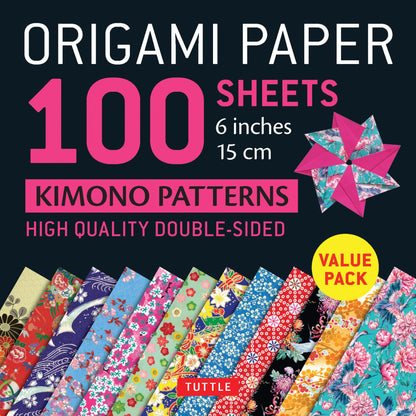 Origami Paper Kimono Patterns (100 Sheets)