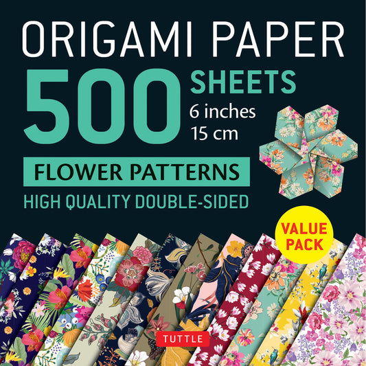 Origami Paper Flower Patterns (500 Sheets) - Chrysler Museum Shop