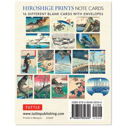 Hiroshige Prints Note Cards (back) - Chrysler Museum Shop