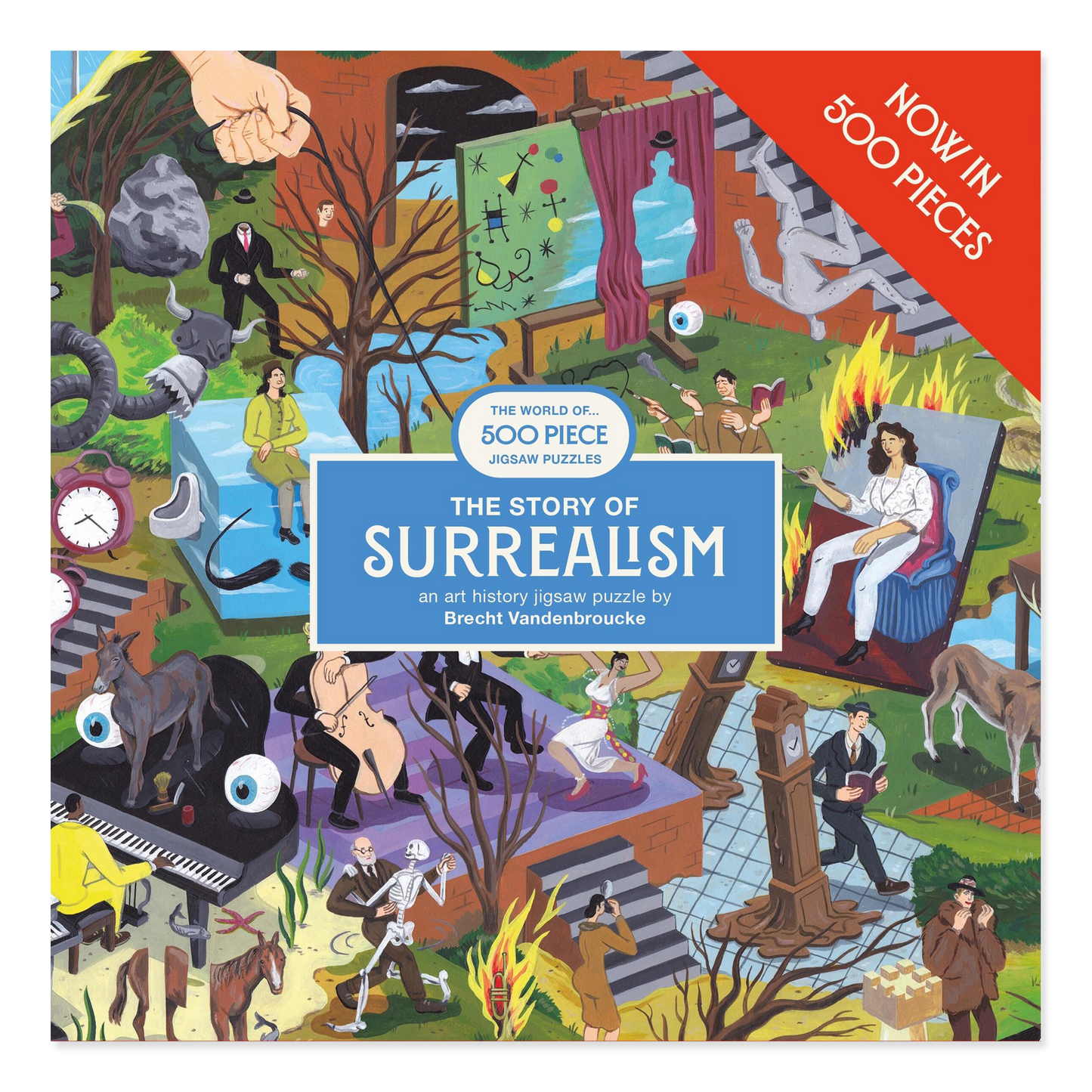 The story of surrealism: an art history jigsaw puzzle by Brecht Vandenbroucke