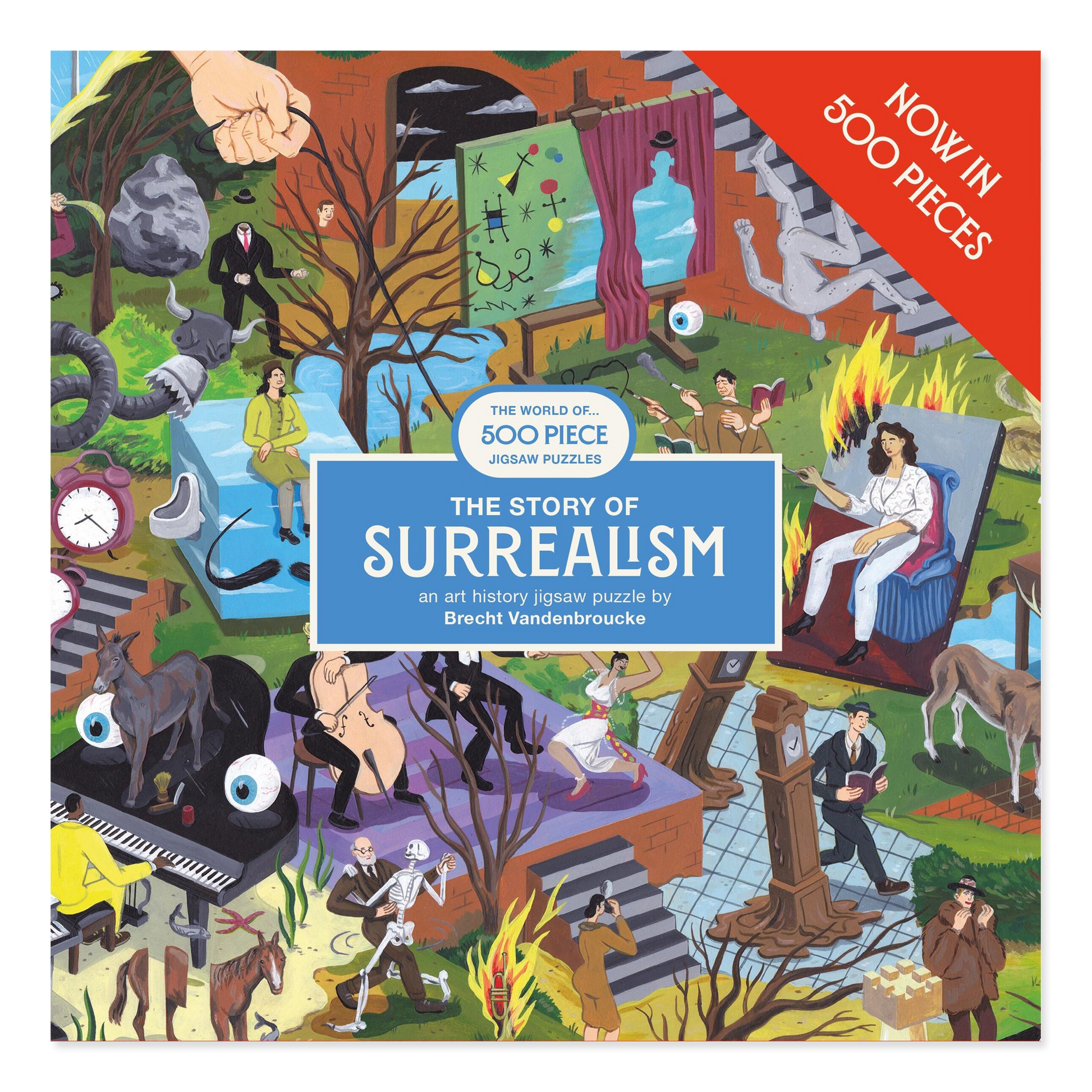 The story of surrealism: an art history jigsaw puzzle by Brecht Vandenbroucke