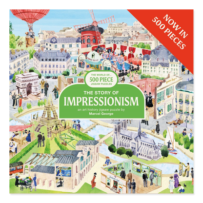 The Story of Impressionism 500 Piece Jigsaw Puzzle