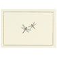 Tarjetas de notas en caja: libélulas azules