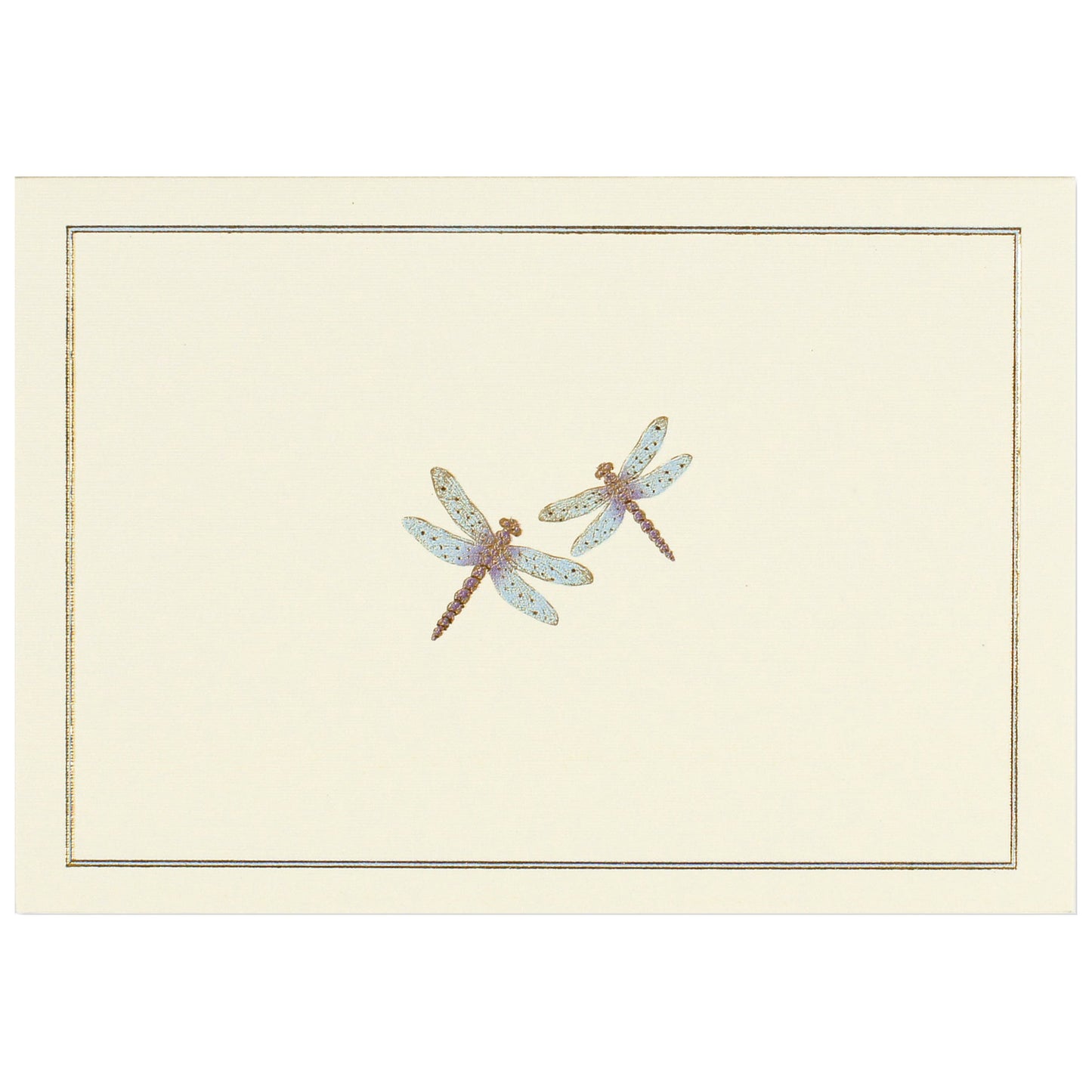 Notizkarten in Schachtel: Blaue Libellen