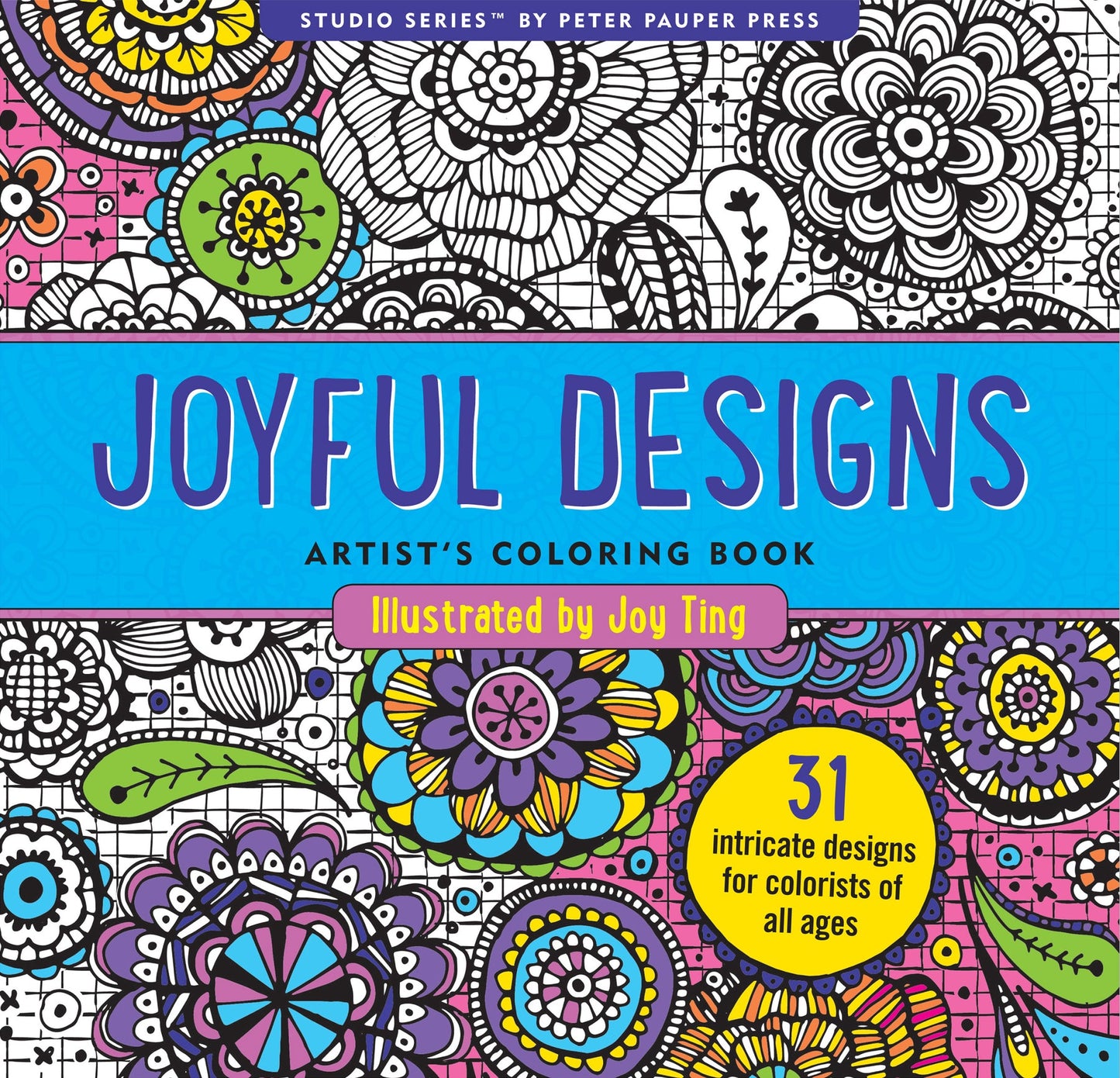 Libro para colorear del artista de Joyful Designs