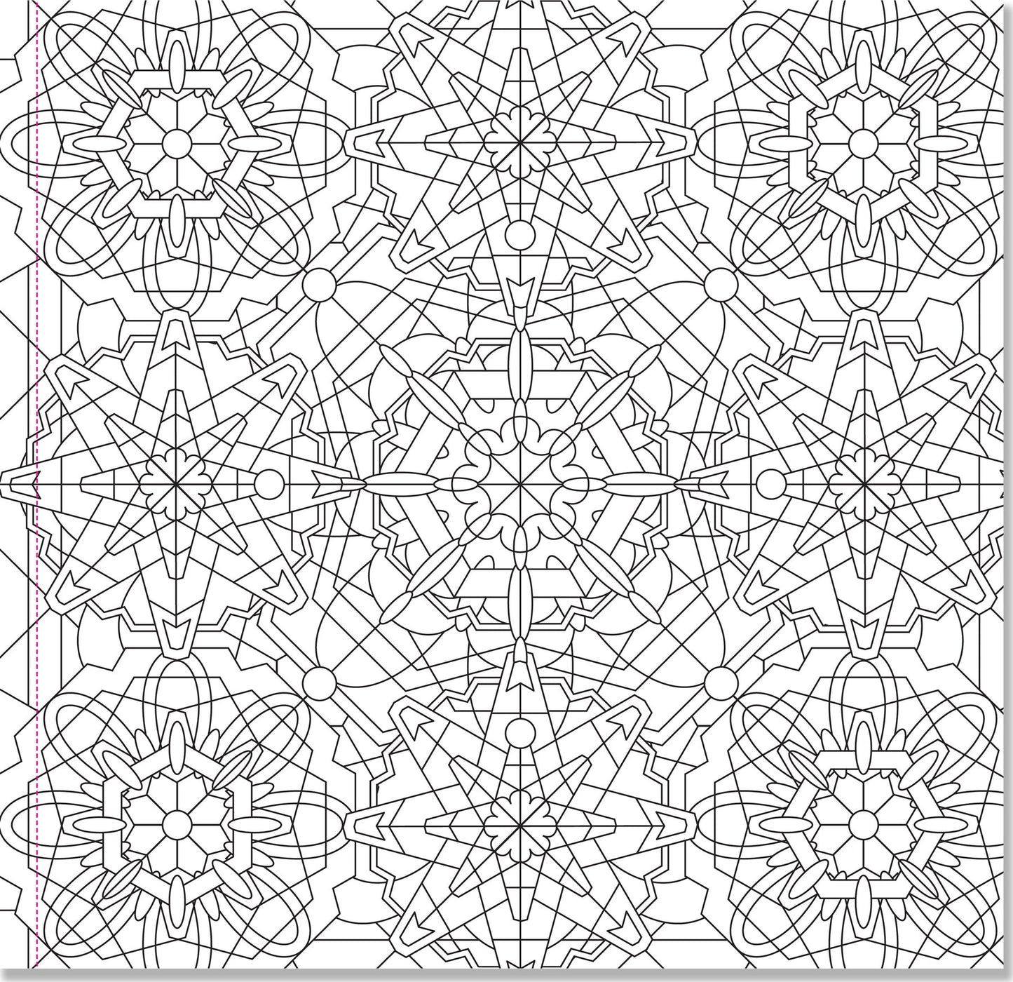 Kaleidoscope Designs Libro para colorear del artista