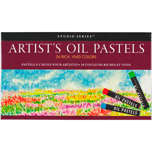 Artist's Oil Pastels, Set of 36 Colors (Front Cover) - Chrysler Museum Shop