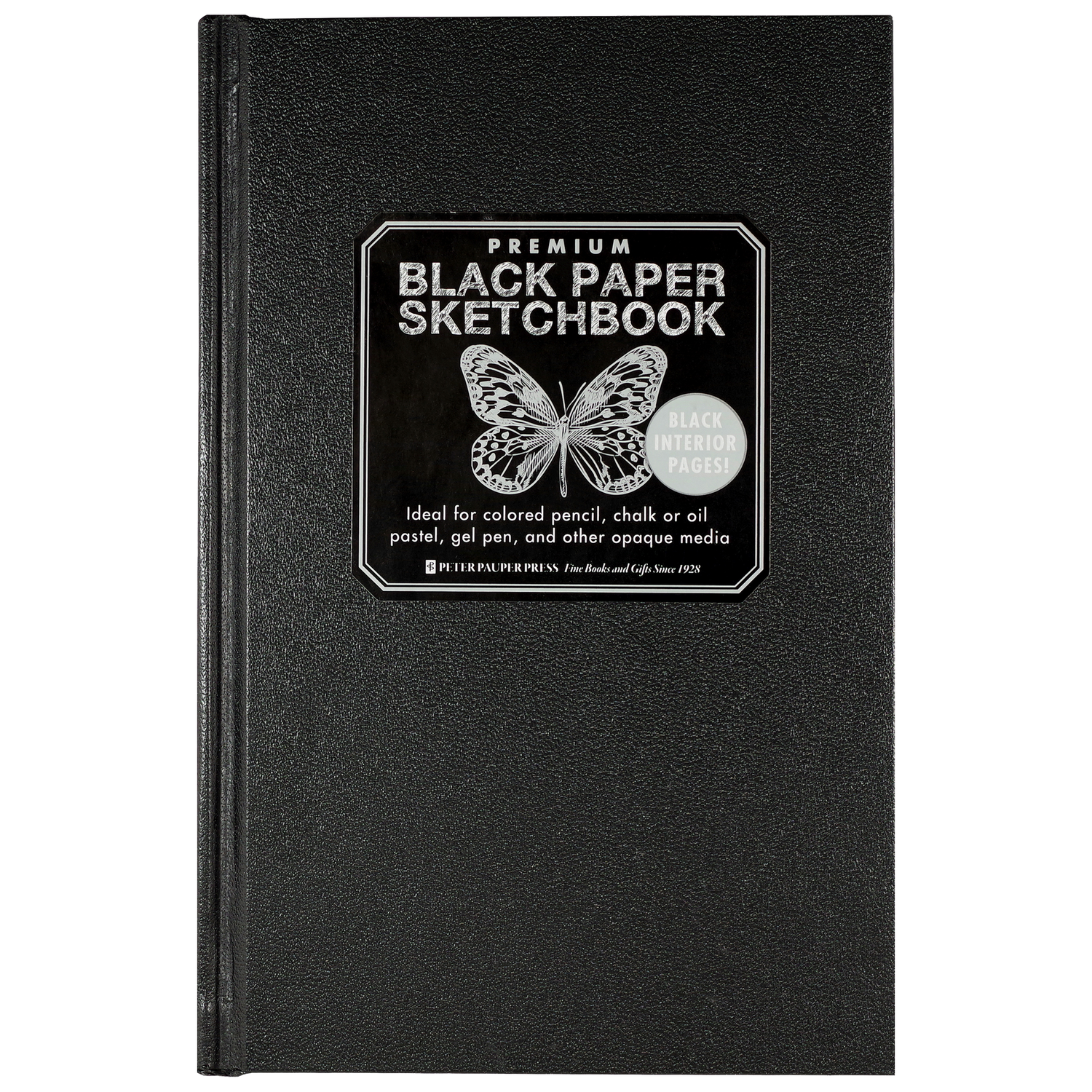 Premium Black Paper Sketchbook - Chrysler Museum Shop