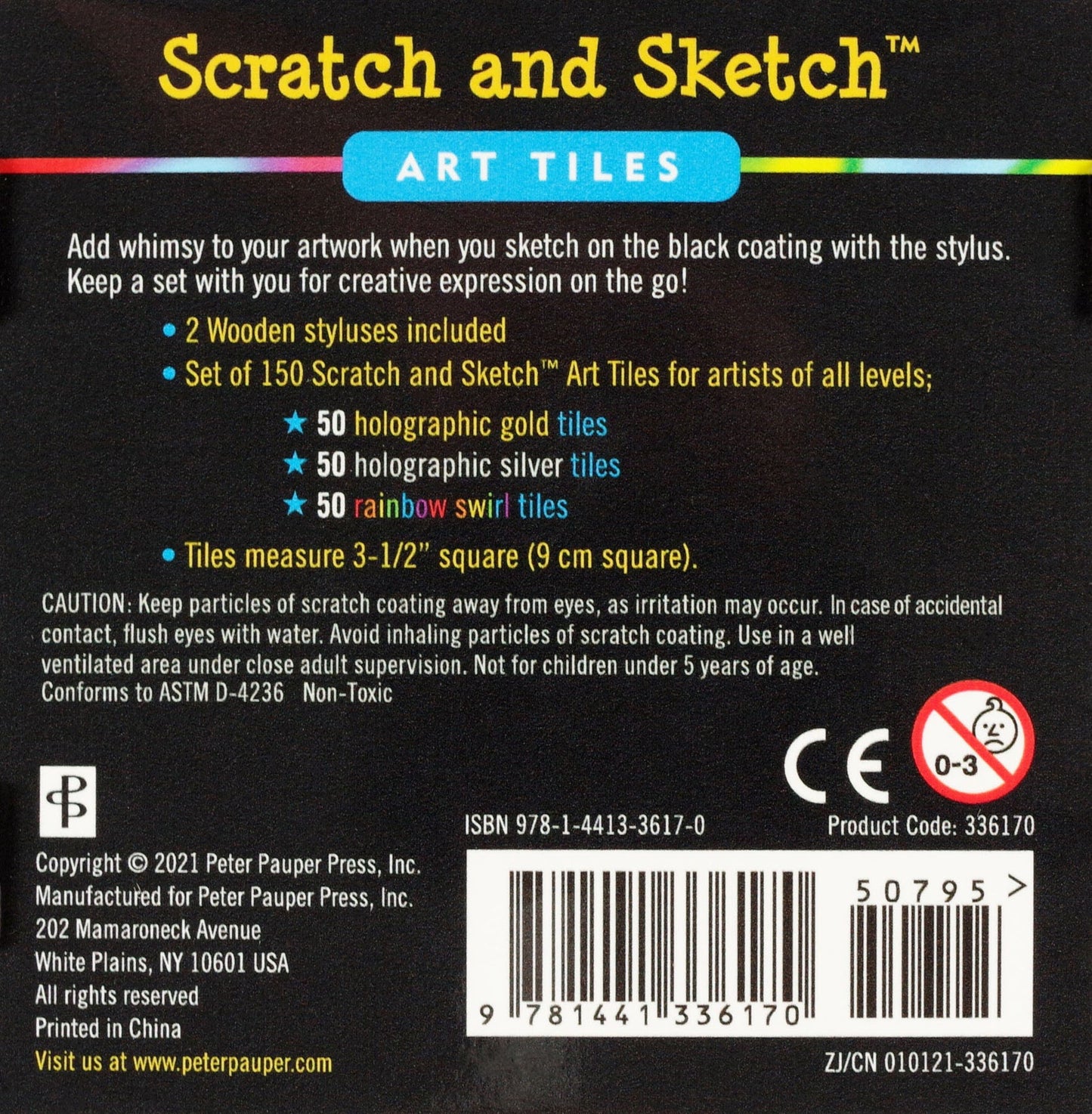 Scratch &amp; Sketch Art-Kacheln