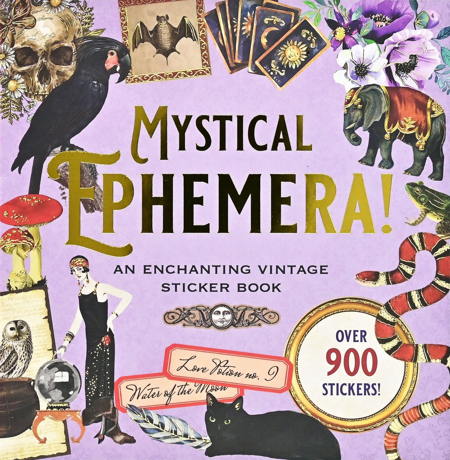 Mystical Ephemera! An Enchanting Vintage Sticker Book (Cover)