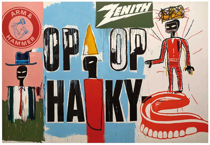 Basquiat × Warhol: Gemälde 4 Hände