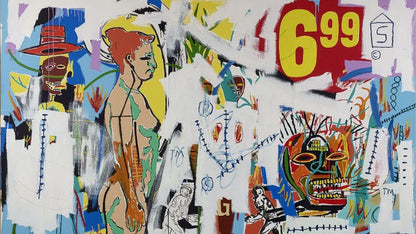 Basquiat × Warhol: Gemälde 4 Hände