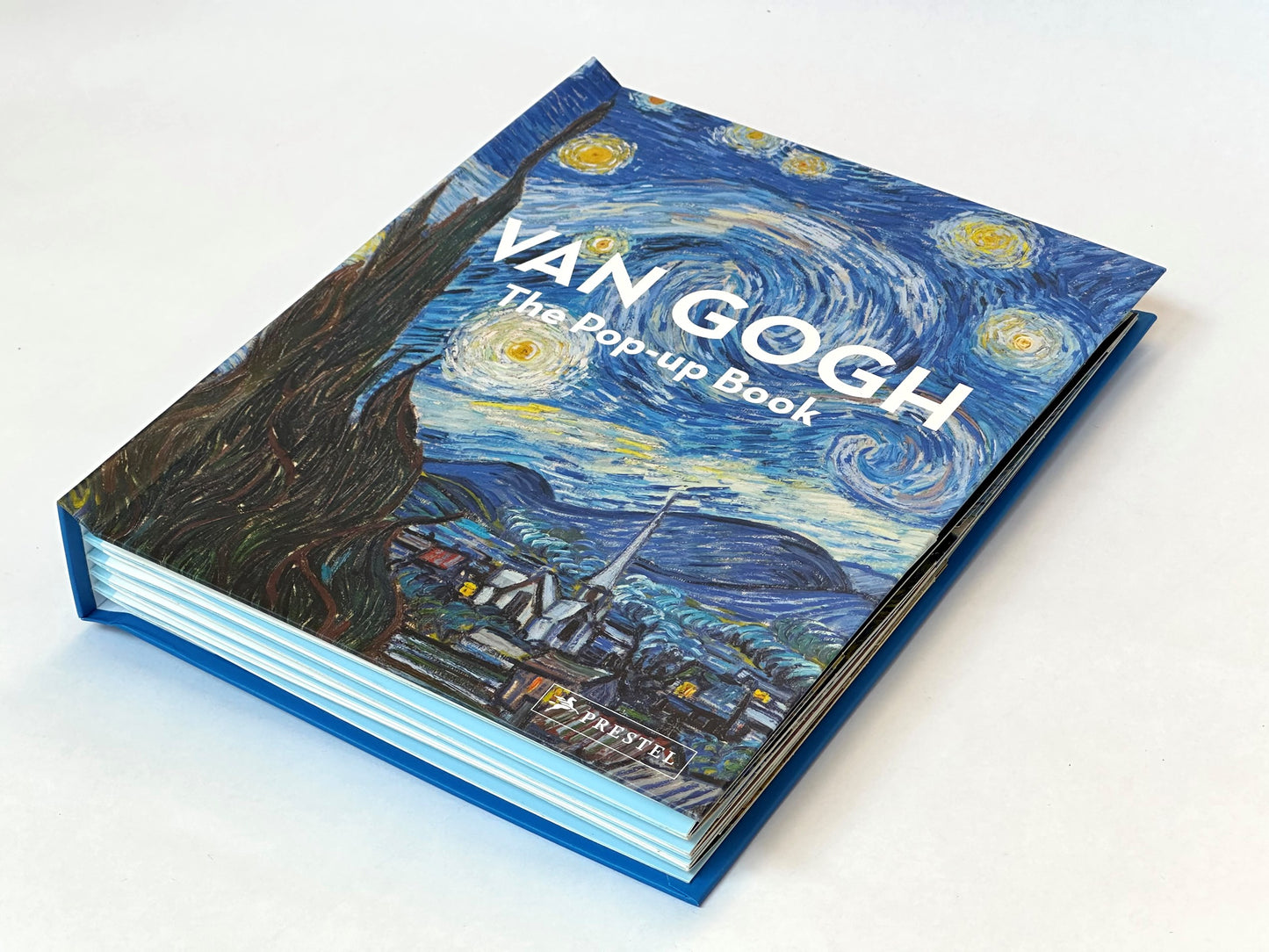 Pop-up book titled 'Van Gogh' on a white background