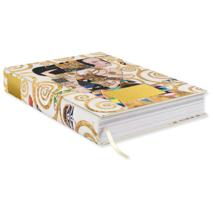 Decorative book with artistic design on a white background