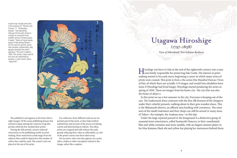 Floating World Japanese Prints Coloring Book : Color your Masterpiece & Clear Your Mind