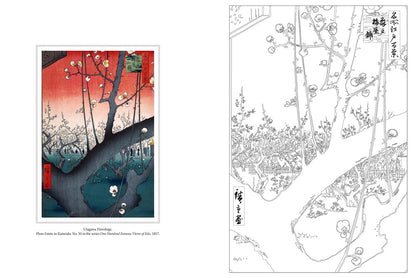 Floating World Japanese Prints Coloring Book : Color your Masterpiece & Clear Your Mind