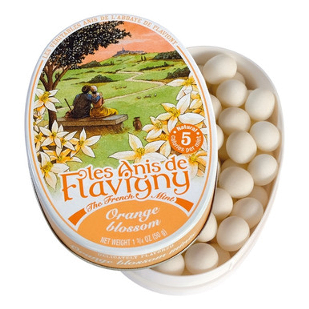 Les Anis de Flavigny All Natural Orange Mints - Chrysler Museum Shop