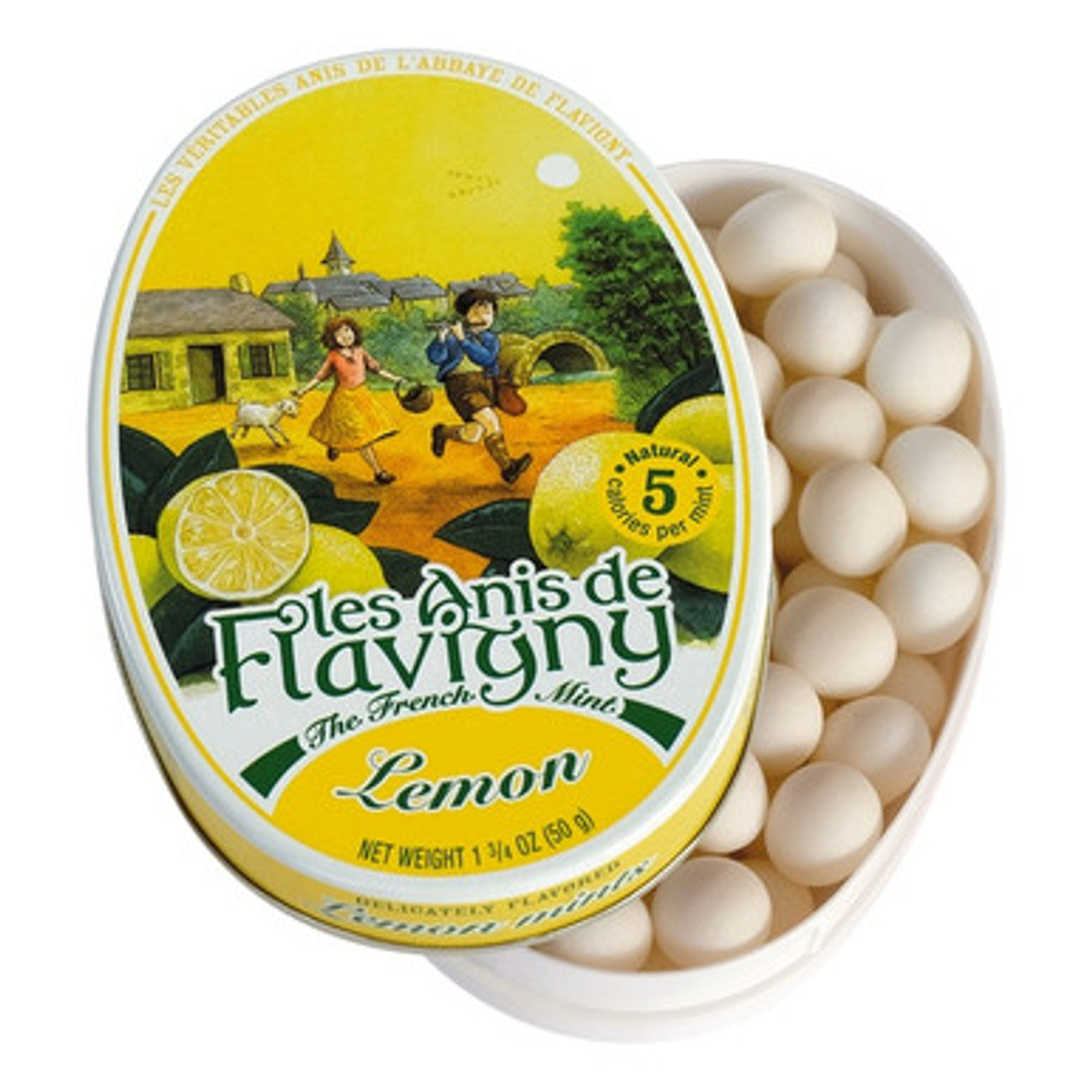 Les Anis de Flavigny All Natural Lemon Mints - Chrysler Museum Shop