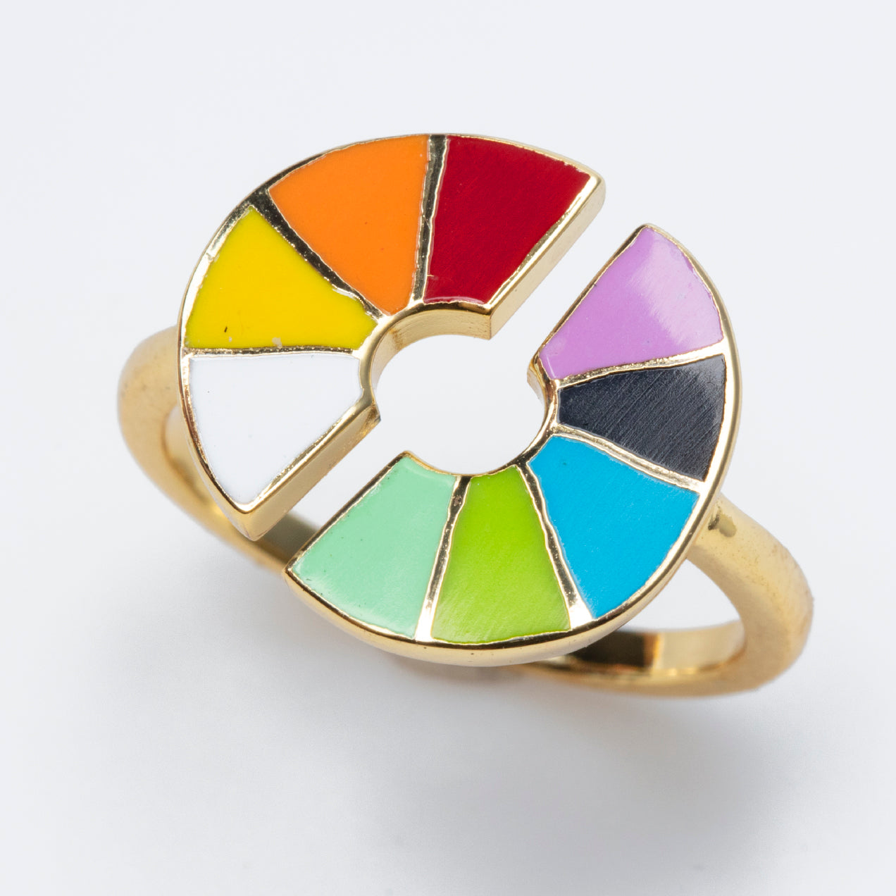Color Wheel Enamel Ring - Chrysler Museum of Art Shop