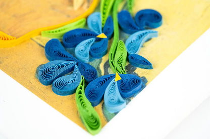 Artist Series Quilling Card: "Irises" by Vincent van Gogh (detail) - Chrysler Museum Shop