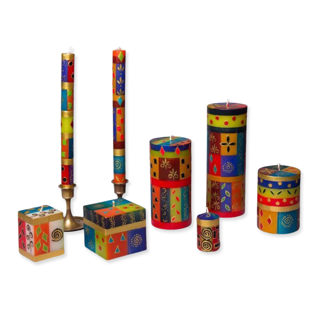 Painted Candles: African Mineral