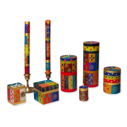 Painted Candles: African Mineral