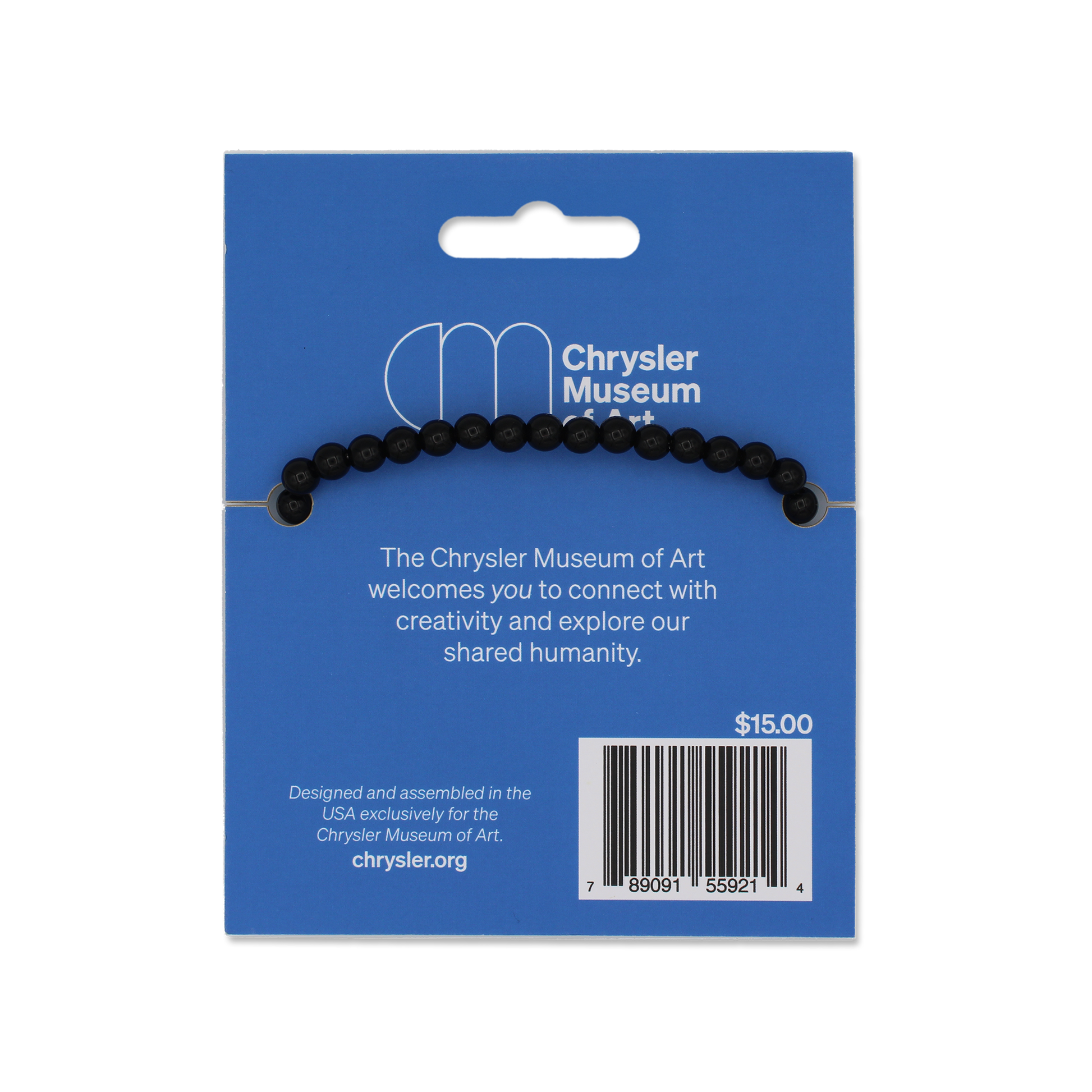 Chrysler "Art Nerd" Friendship Bracelet (Back) - Chrysler Museum Shop