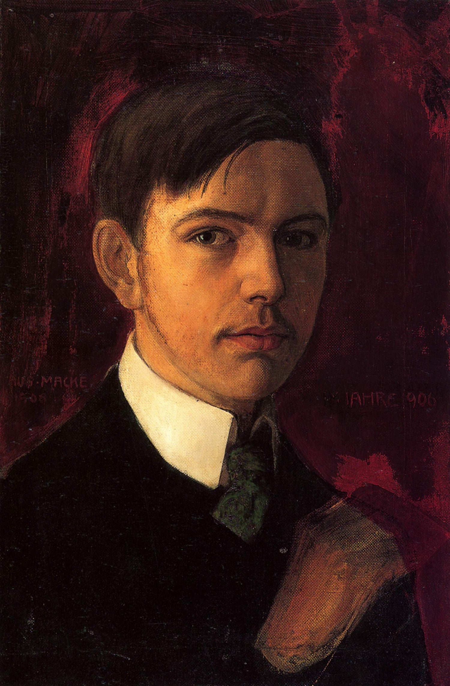 August Macke self-portrait, 1906