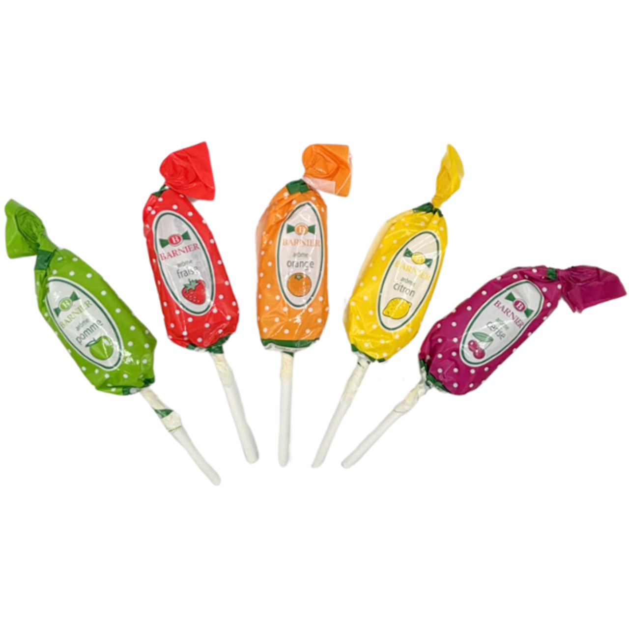 Bonbons Barnier Assorted Fruit Flavored Lollipops - Chrysler Museum Shop