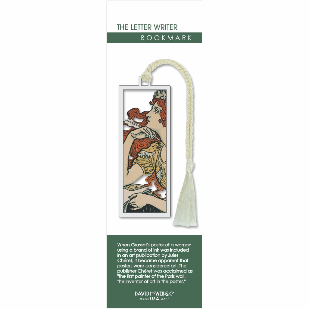 The Letter Writer Metal Bookmark - Chrysler Museum Shop