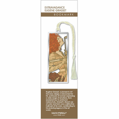 Eugene Grasset "Extravagance" Metal Bookmark - Chrysler Museum Shop