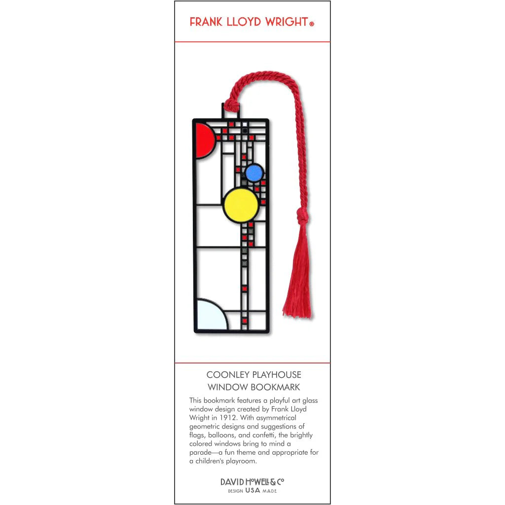 Frank Lloyd Wright – Lesezeichen aus Metall „Coonley Playhouse“