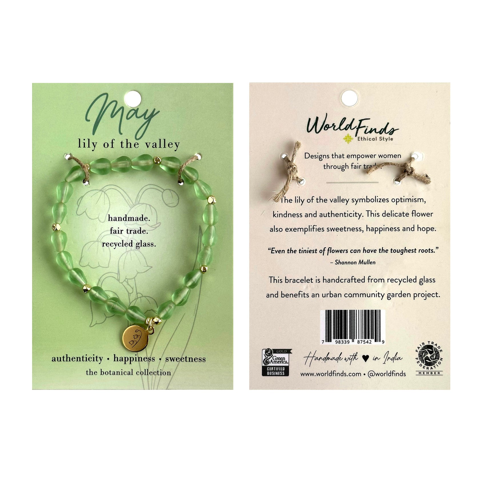 Botanical Birth Month Bracelets - Chrysler Museum Shop