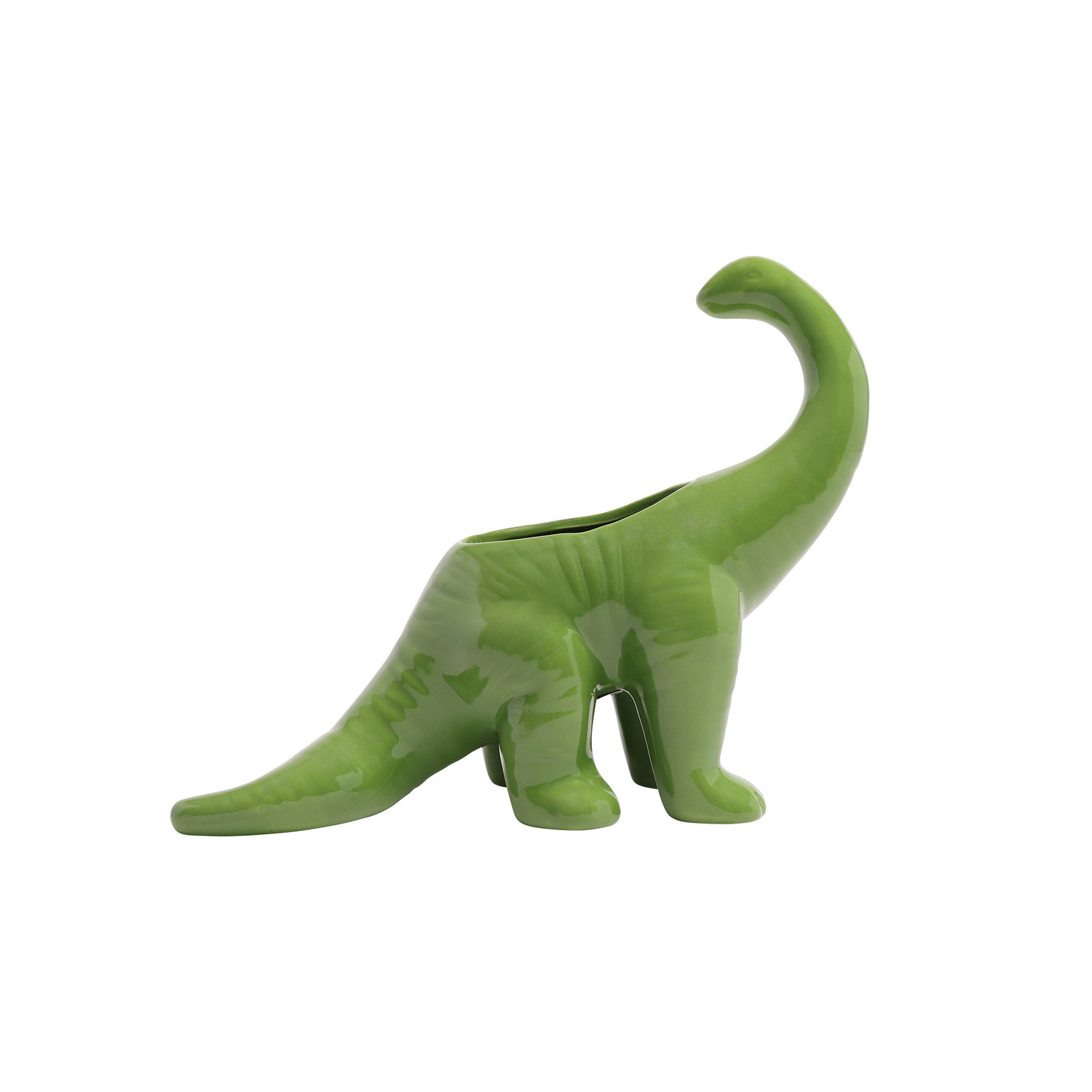 Brontosaurus Planter: Fluorite Green - Chrysler Museum Shop