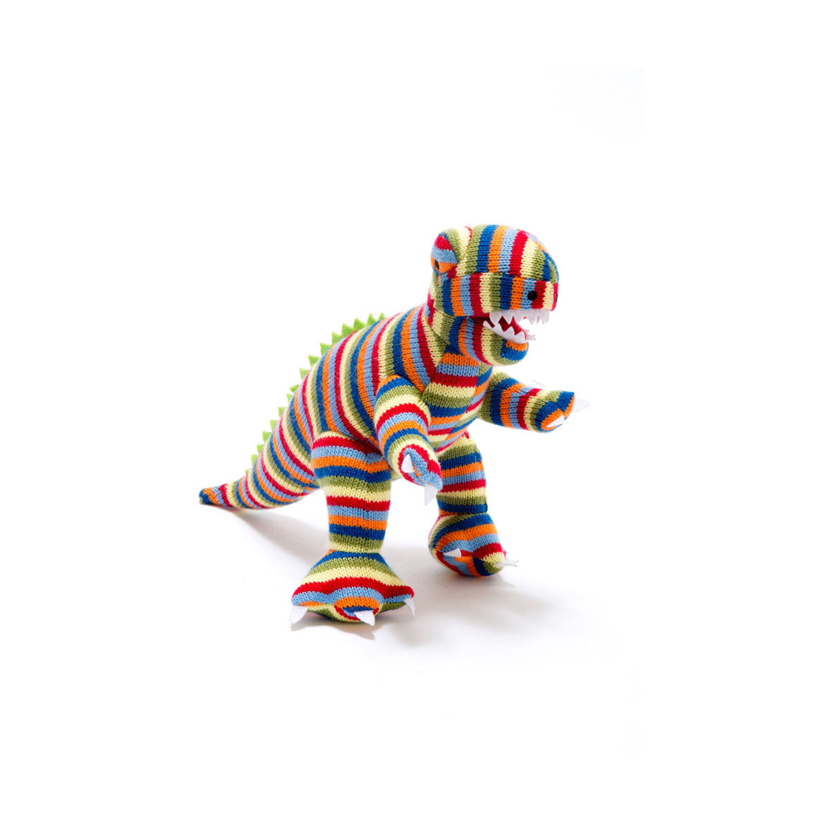 Knitted Baby Rattle: T. Rex - Chrysler Museum Shop