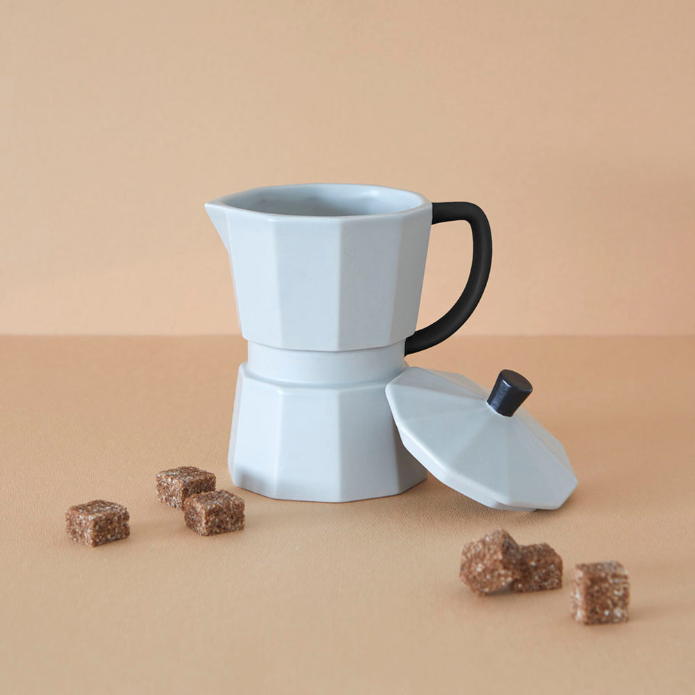 Moka Ceramic Coffee Cup with Lid