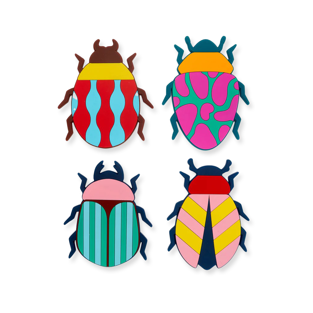 The Beetles Coasters: Set of 4