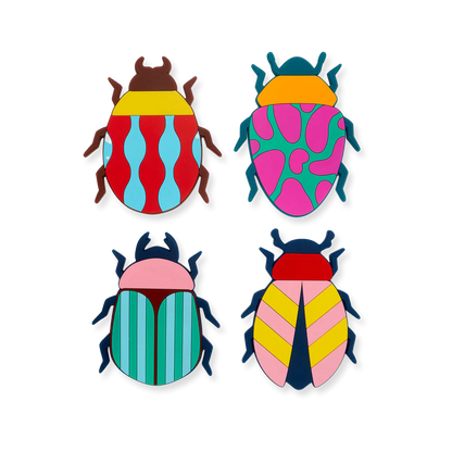 The Beetles Coasters: Set of 4