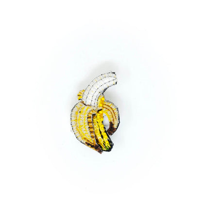 Banana Embroidered Brooch