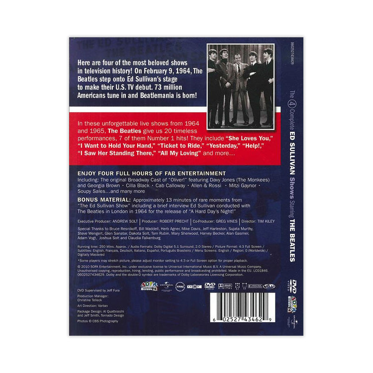 Ed Sullivan Presents the Beatles: 4 Complete Shows (2- Disc set