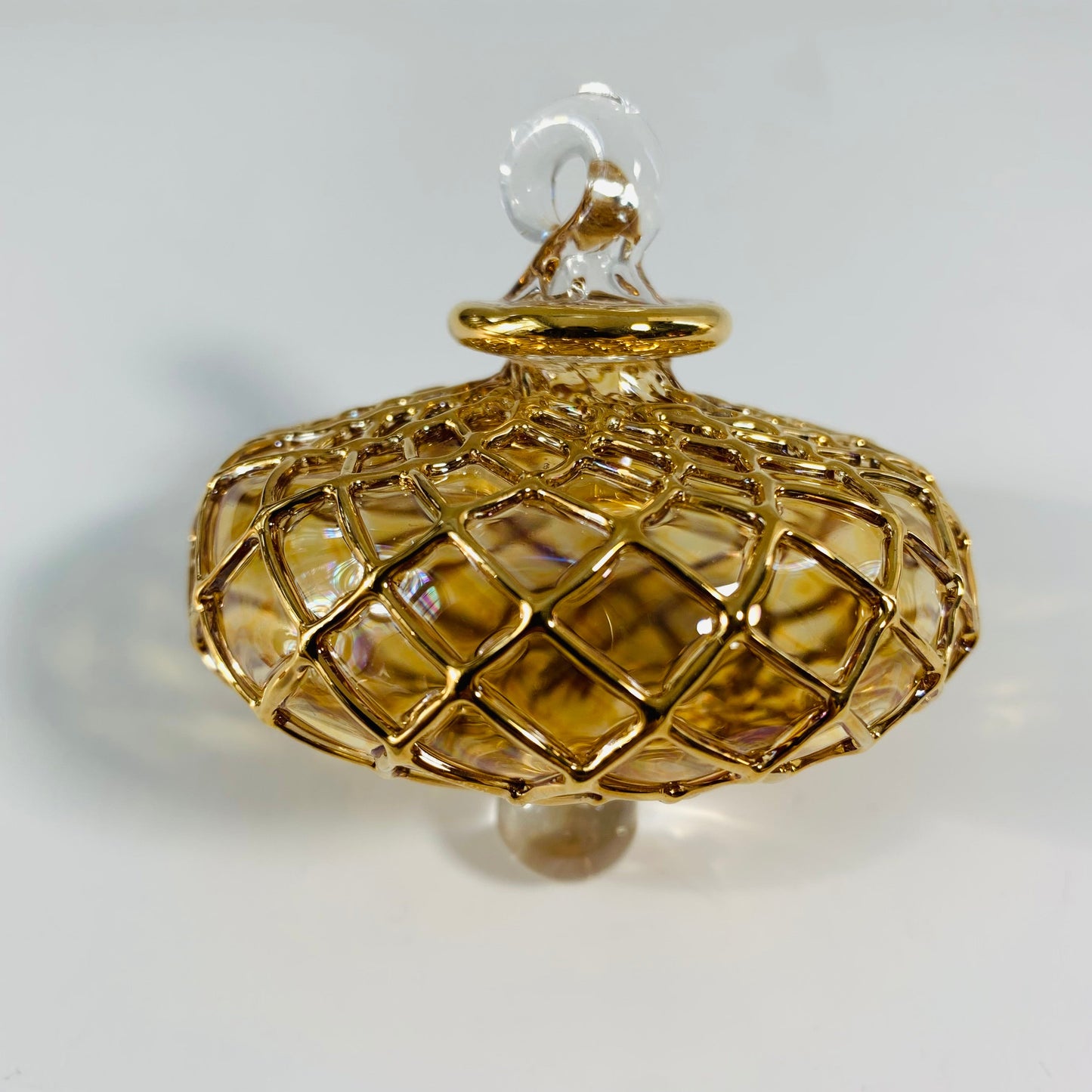 Egyptian Glass Ornament: Amber