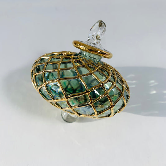 Egyptian Glass Ornament: Emerald