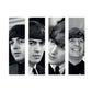 Set of 4 Bookmarks: Paul, George, John, and Ringo