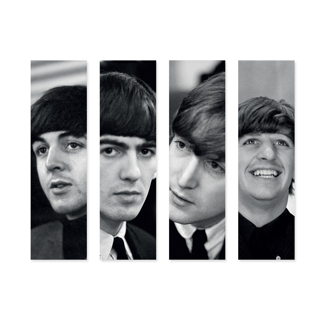 Set of 4 Bookmarks: Paul, George, John, and Ringo