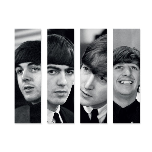 4er-Set Lesezeichen: Paul, George, John und Ringo
