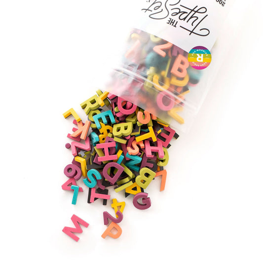 Soft Magnetic Letters Set (1 inch)